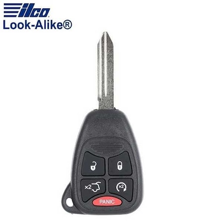 Ilco LAL RHK-CHRY-5B1 CHRYSLER 5 BUTTON REMOTE HEAD KEY W / HATCH ILCO-AX00011870